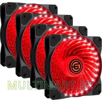 Набор вентиляторов Ginzzu 12LR33 (4 шт.)